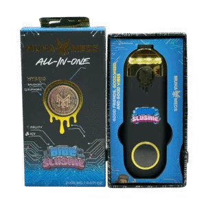 Muha Meds Blue Slushie vape cartridge - lab-tested hemp-derived THC vape from THC Central