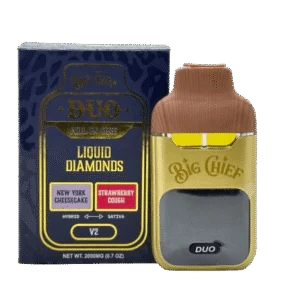 Big Chief New York Cheesecake & Strawberry Cough vape cartridge - lab-tested hemp-derived THC vape from THC Central
