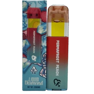 Favorites Permafrost Peach vape cartridge - lab-tested hemp-derived THC vape from THC Central