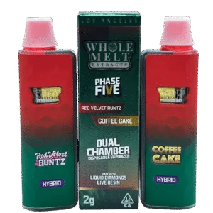 WHOLE MELT Red Velvet Runtz & Coffee Cake vape cartridge - lab-tested hemp-derived THC vape from THC Central