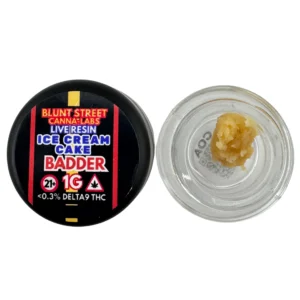 Ice Cream Cake THCA live resin badder - lab-tested hemp-derived THCA concentrate from THC Central