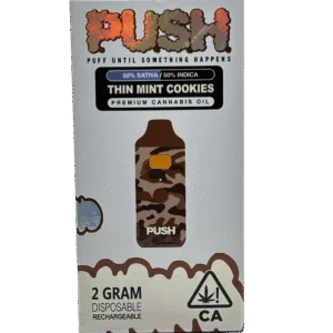 Push Mint Cookies vape cartridge - lab-tested hemp-derived THC vape from THC Central