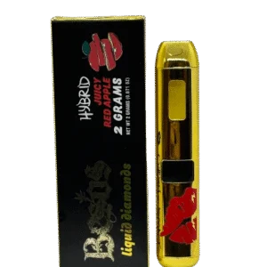 Besos Juicy Red Apple vape cartridge - lab-tested hemp-derived THC vape from THC Central