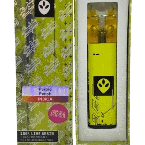 AlienLabs Purple Punch vape cartridge - lab-tested hemp-derived THC vape from THC Central