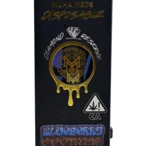Muha Meds Blueberry Cookies disposable vape - lab-tested hemp-derived THC vape from THC Central