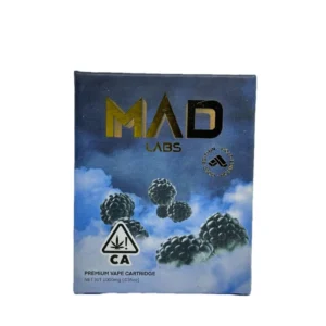 Mad Labs Blackberry Smash vape cartridge - lab-tested hemp-derived THC vape from THC Central