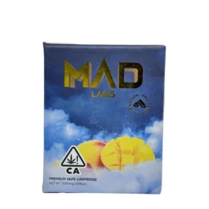 Mad Labs Mango Kush vape cartridge - lab-tested hemp-derived THC vape from THC Central