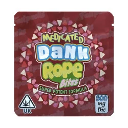 Dank Rope 500mg THC chocolate-coated candy - lab-tested hemp-derived edible from THC Central