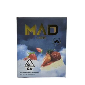 Mad Labs Strawberry Cheesecake vape cartridge - lab-tested hemp-derived THC vape from THC Central